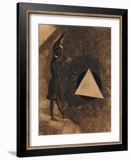 Souci d'Absolu... Philosophe-Odilon Redon-Framed Giclee Print