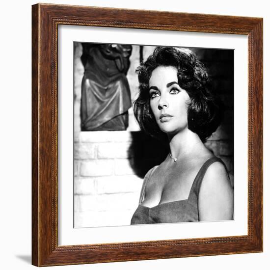 Soudain l'ete dernier SUDDENLY LAST SUMMER, 1959 by JOSEPH L. MANKIEWICZ with Elizabeth Taylor (b/w-null-Framed Photo