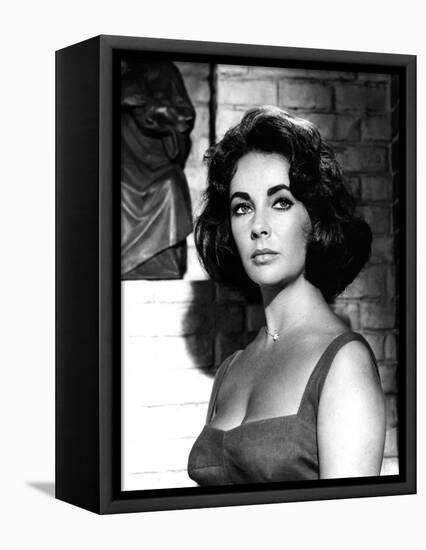 Soudain l'ete dernier SUDDENLY LAST SUMMER, 1959 by JOSEPH L. MANKIEWICZ with Elizabeth Taylor (b/w-null-Framed Stretched Canvas