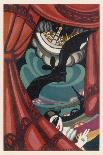 Russian Poster for the Bat Theatre-Soudeikine-Framed Stretched Canvas