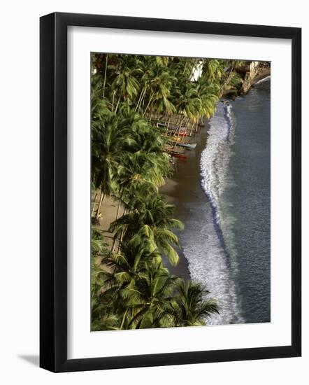 Soufriere Beach, St. Lucia-null-Framed Photographic Print