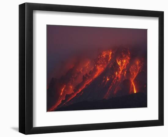 Soufriere Hills Eruption, Montserrat Island, Caribbean-null-Framed Photographic Print