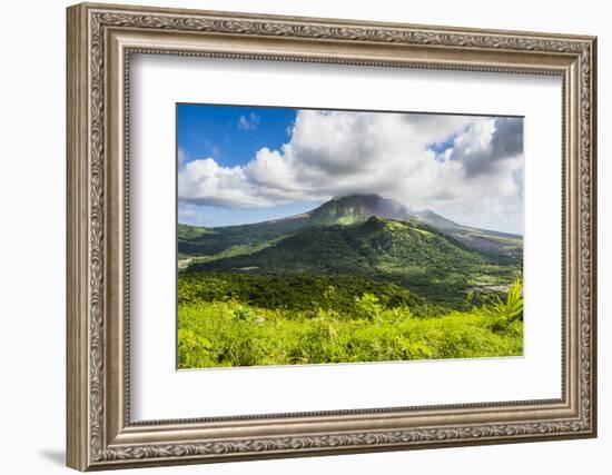 Soufriere hills volcano, Montserrat, British Overseas Territory, West Indies, Caribbean, Central Am-Michael Runkel-Framed Photographic Print