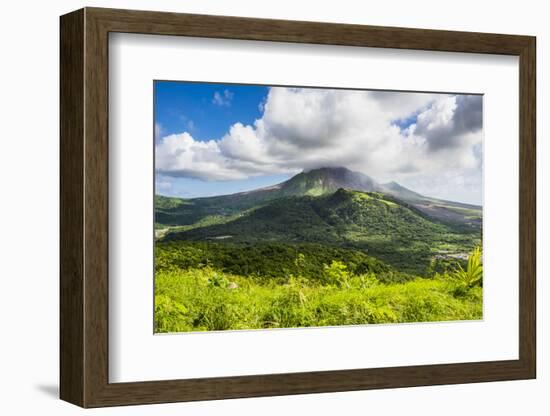 Soufriere hills volcano, Montserrat, British Overseas Territory, West Indies, Caribbean, Central Am-Michael Runkel-Framed Photographic Print