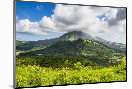 Soufriere hills volcano, Montserrat, British Overseas Territory, West Indies, Caribbean, Central Am-Michael Runkel-Mounted Photographic Print