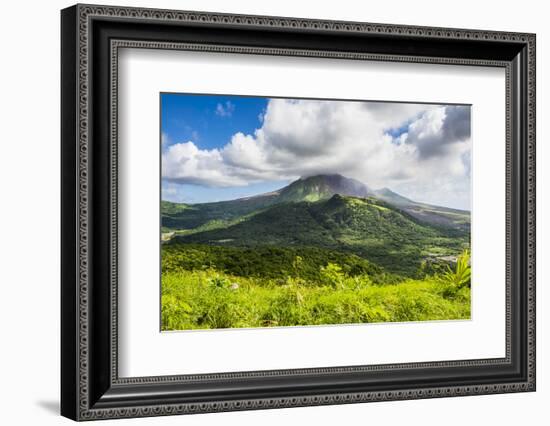 Soufriere hills volcano, Montserrat, British Overseas Territory, West Indies, Caribbean, Central Am-Michael Runkel-Framed Photographic Print