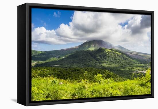 Soufriere hills volcano, Montserrat, British Overseas Territory, West Indies, Caribbean, Central Am-Michael Runkel-Framed Premier Image Canvas