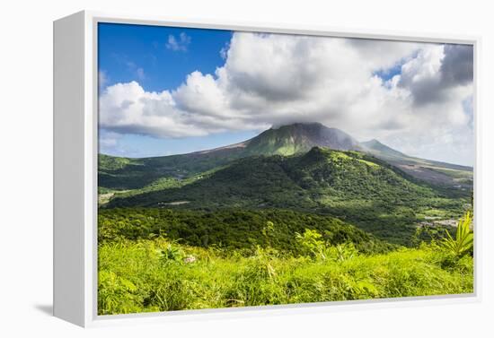 Soufriere hills volcano, Montserrat, British Overseas Territory, West Indies, Caribbean, Central Am-Michael Runkel-Framed Premier Image Canvas