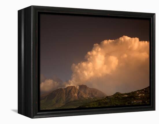 Soufriere Hills Volcano, Montserrat, Leeward Islands, West Indies, Caribbean, Central America-G Richardson-Framed Premier Image Canvas