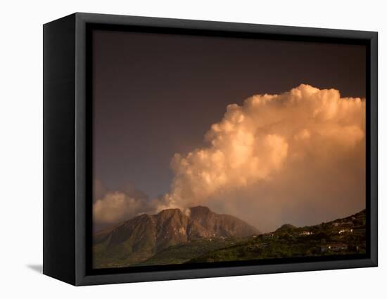 Soufriere Hills Volcano, Montserrat, Leeward Islands, West Indies, Caribbean, Central America-G Richardson-Framed Premier Image Canvas