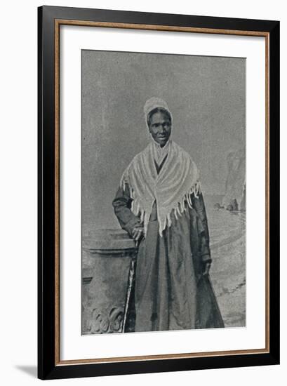 Soujourner Truth, African-American Abolitionist and Champion of Women’s Rights-null-Framed Giclee Print