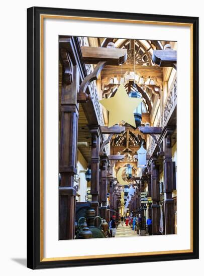 Souk Madinat, Dubai, United Arab Emirates, Middle East-Amanda Hall-Framed Photographic Print