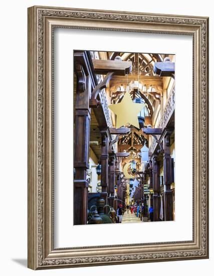 Souk Madinat, Dubai, United Arab Emirates, Middle East-Amanda Hall-Framed Photographic Print