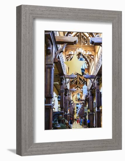 Souk Madinat, Dubai, United Arab Emirates, Middle East-Amanda Hall-Framed Photographic Print