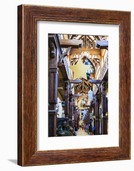 Souk Madinat, Dubai, United Arab Emirates, Middle East-Amanda Hall-Framed Photographic Print