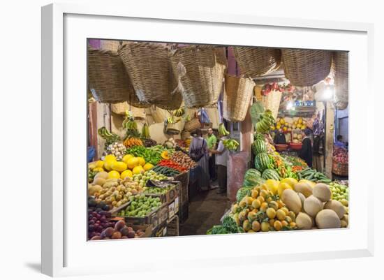 Souk (Market), Taroudant, Morocco-Peter Adams-Framed Photographic Print