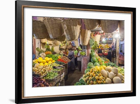 Souk (Market), Taroudant, Morocco-Peter Adams-Framed Photographic Print