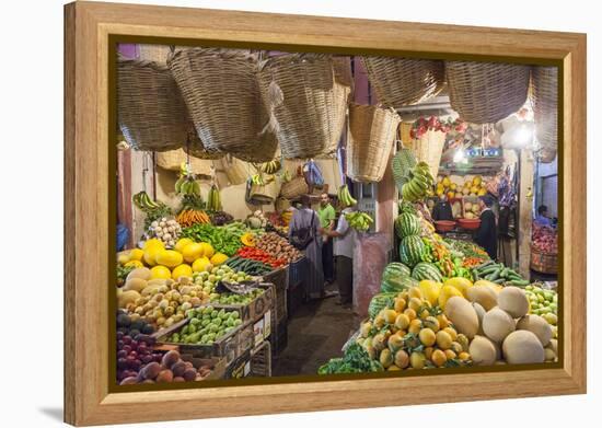 Souk (Market), Taroudant, Morocco-Peter Adams-Framed Premier Image Canvas