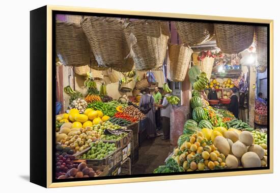 Souk (Market), Taroudant, Morocco-Peter Adams-Framed Premier Image Canvas