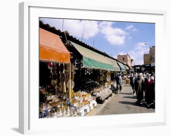 Souk, Marrakech (Marrakesh), Morocco, North Africa, Africa-Sergio Pitamitz-Framed Photographic Print