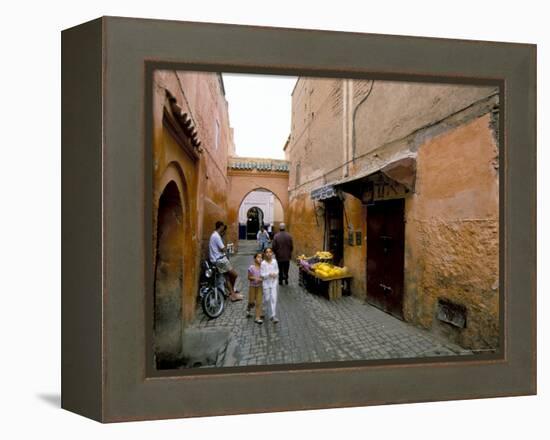 Souk, Marrakech (Marrakesh), Morocco, North Africa, Africa-Sergio Pitamitz-Framed Premier Image Canvas