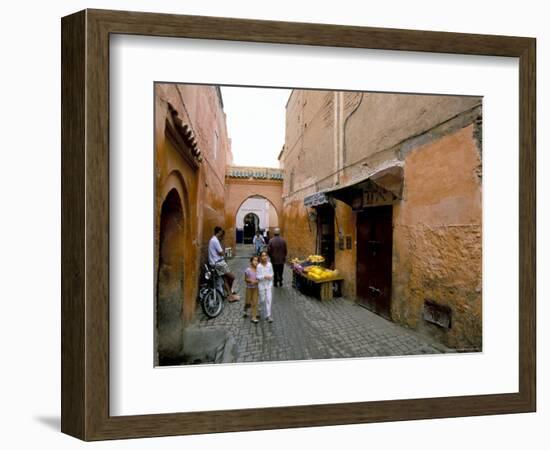 Souk, Marrakech (Marrakesh), Morocco, North Africa, Africa-Sergio Pitamitz-Framed Photographic Print