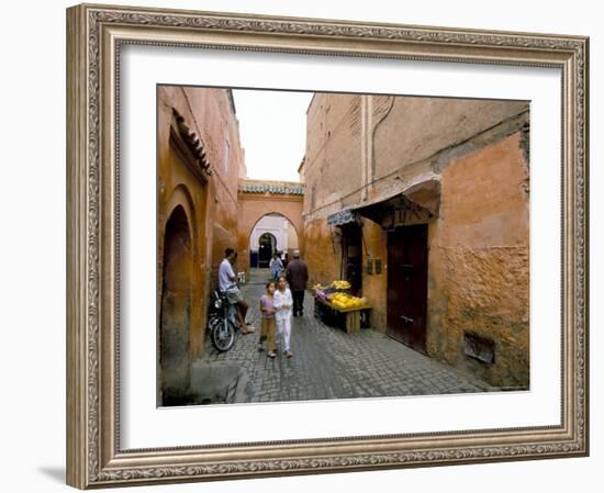 Souk, Marrakech (Marrakesh), Morocco, North Africa, Africa-Sergio Pitamitz-Framed Photographic Print