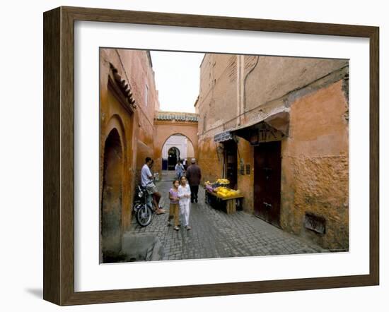 Souk, Marrakech (Marrakesh), Morocco, North Africa, Africa-Sergio Pitamitz-Framed Photographic Print