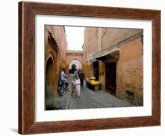 Souk, Marrakech (Marrakesh), Morocco, North Africa, Africa-Sergio Pitamitz-Framed Photographic Print