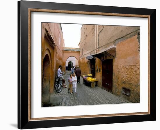 Souk, Marrakech (Marrakesh), Morocco, North Africa, Africa-Sergio Pitamitz-Framed Photographic Print