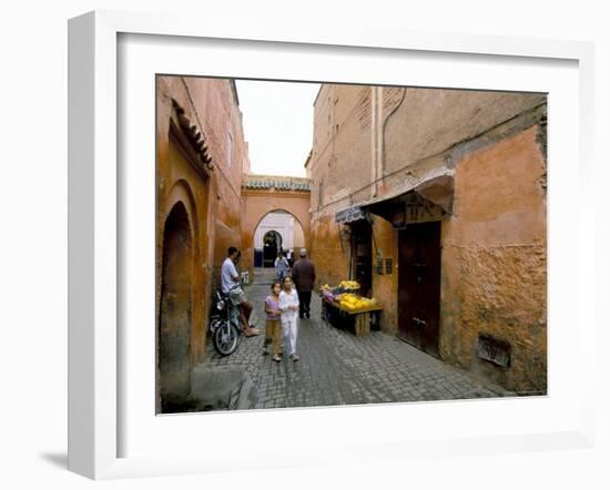 Souk, Marrakech (Marrakesh), Morocco, North Africa, Africa-Sergio Pitamitz-Framed Photographic Print