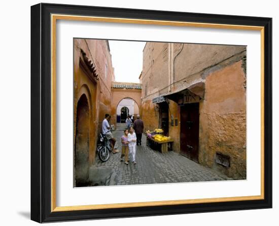 Souk, Marrakech (Marrakesh), Morocco, North Africa, Africa-Sergio Pitamitz-Framed Photographic Print