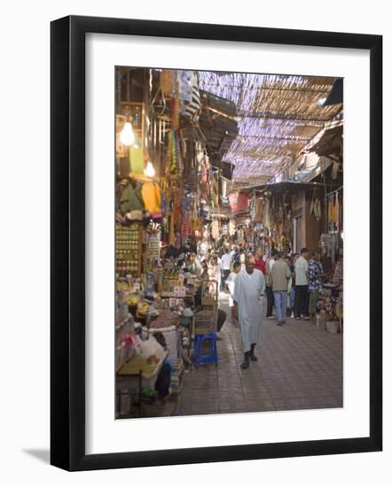 Souk, Marrakech, Morocco, North Africa, Africa-Marco Cristofori-Framed Photographic Print
