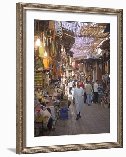 Souk, Marrakech, Morocco, North Africa, Africa-Marco Cristofori-Framed Photographic Print
