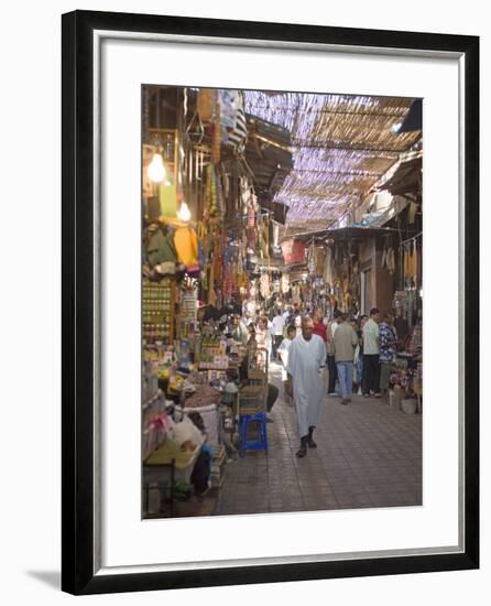 Souk, Marrakech, Morocco, North Africa, Africa-Marco Cristofori-Framed Photographic Print