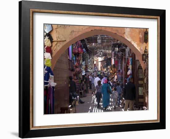 Souk, Marrakesh, Morocco, North Africa, Africa-Frank Fell-Framed Photographic Print