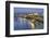 Souk Shark Mall and Kuwait Harbour, Illuminated at Dusk, Kuwait City, Kuwait, Middle East-Gavin-Framed Photographic Print