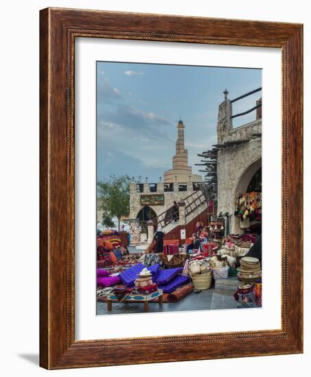 Souk Waqif, Doha, Qatar, Middle East-Angelo Cavalli-Framed Photographic Print