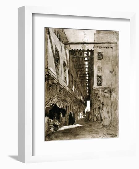 Souks, Cairo, 1928-Louis Cabanes-Framed Giclee Print