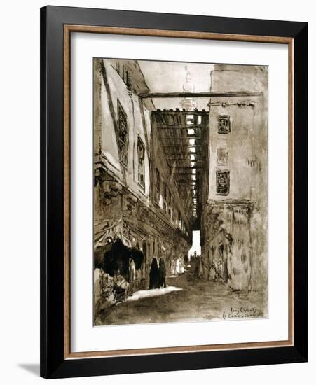 Souks, Cairo, 1928-Louis Cabanes-Framed Giclee Print