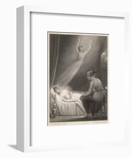 Soul Leaving Body-null-Framed Art Print