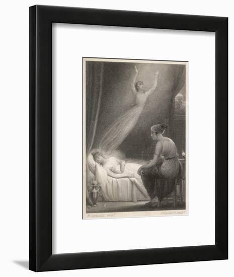 Soul Leaving Body-null-Framed Art Print