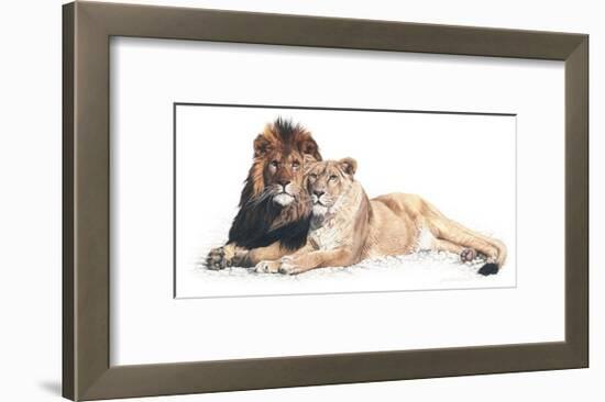 Soul Mates-Jan Henderson-Framed Art Print