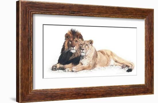 Soul Mates-Jan Henderson-Framed Art Print