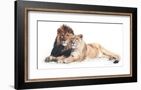 Soul Mates-Jan Henderson-Framed Art Print