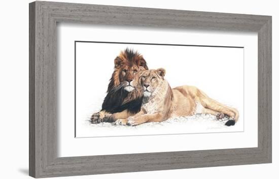 Soul Mates-Jan Henderson-Framed Art Print