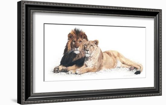 Soul Mates-Jan Henderson-Framed Art Print