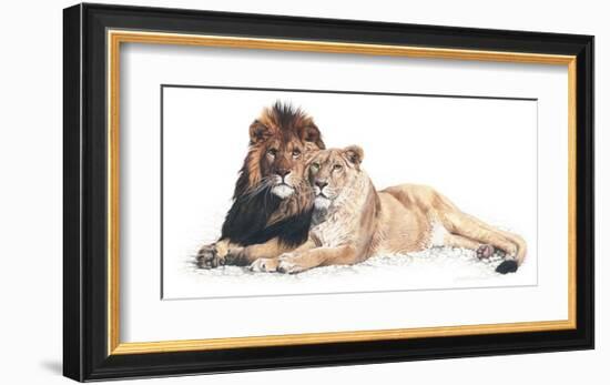 Soul Mates-Jan Henderson-Framed Art Print