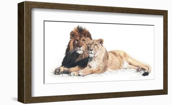 Soul Mates-Jan Henderson-Framed Art Print