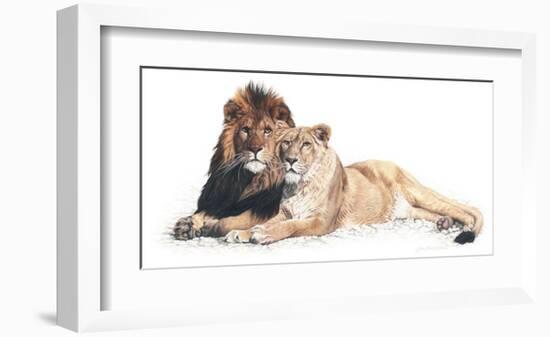 Soul Mates-Jan Henderson-Framed Art Print